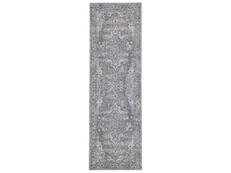 Nourison Machine Washable Series-1 Bordered Runner Area Rug