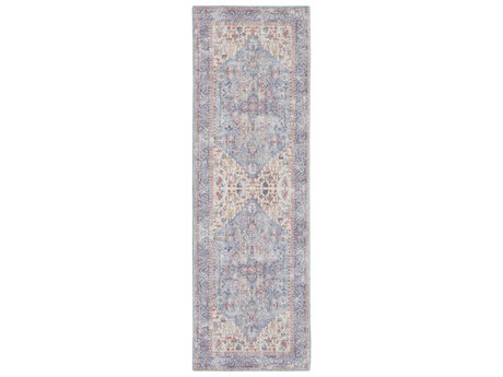 Nourison Machine Washable Series-1 Bordered Runner Area Rug
