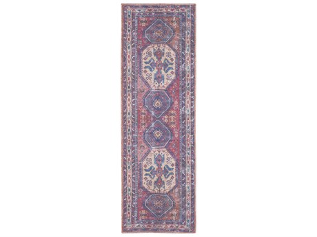 Nourison Machine Washable Series-1 Bordered Runner Area Rug