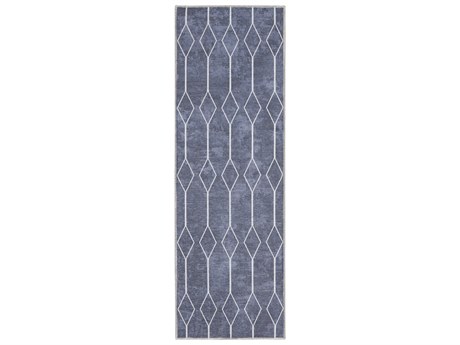 Nourison Machine Washable Series 1 Geometric Runner Area Rug