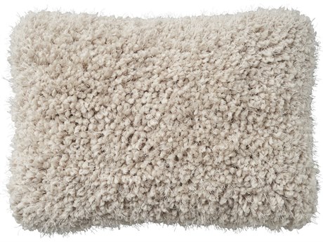 Nourison Shag Beige Pillow