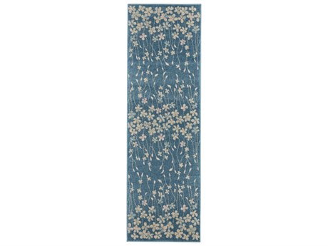 Nourison Tranquil Floral Runner Area Rug