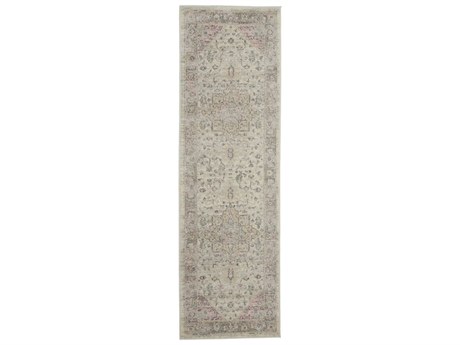 Nourison Tranquil Bordered Runner Area Rug