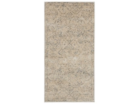 Nourison Tranquil Bordered Runner Area Rug