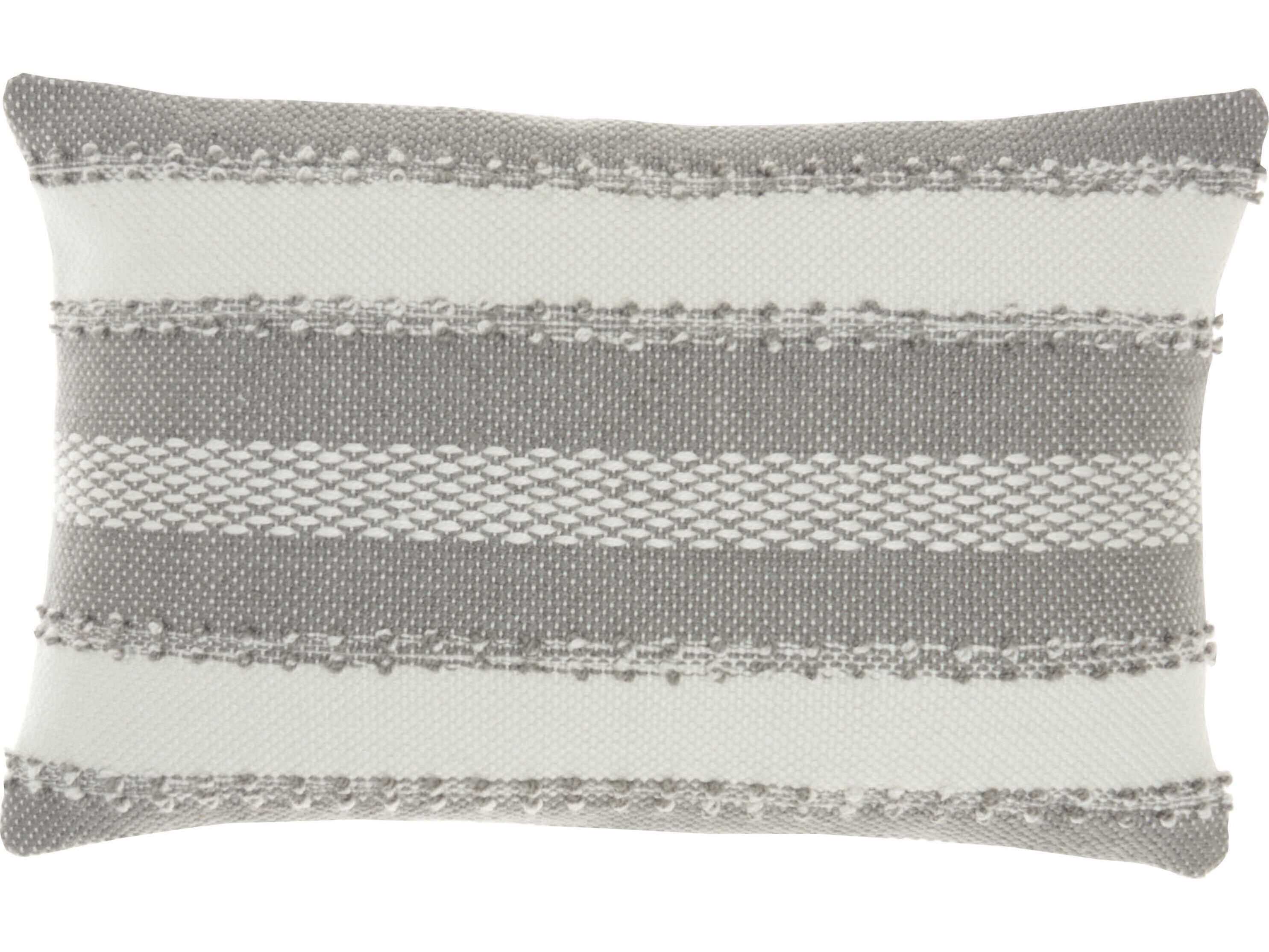 Nourison Outdoor Pillows Grey Pillow NRVJ088GREY
