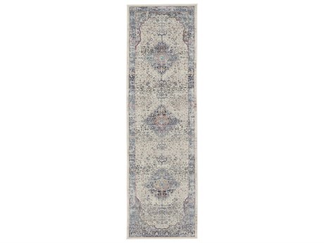 Nourison Vintage Kashan Bordered Runner Area Rug