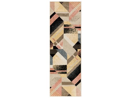 Nourison Washable Decor Abstract Runner Area Rug