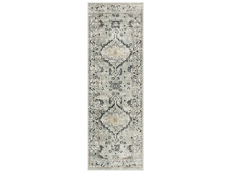 Nourison Washable Decor Bordered Runner Area Rug