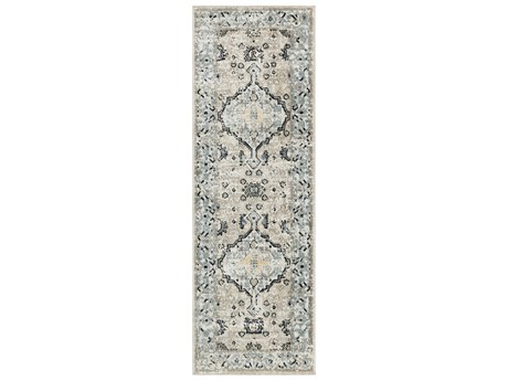 Nourison Washable Decor Bordered Runner Area Rug