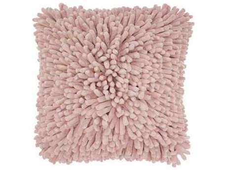 Nourison Sofia Rose 20" x 20" Velvet Sponge Finger Pillow