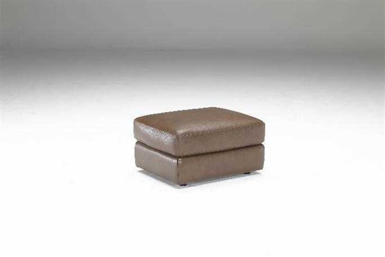 Natuzzi Editions Brivido 31" Leather Upholstered Ottoman NTZB757010