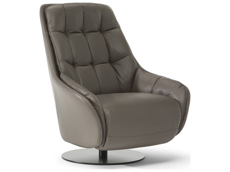 Natuzzi Editions Levante King Swivel Double Reclining Accent Chair