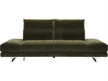 Natuzzi Editions Roma Loveseat and a Half with Adjustable Back
