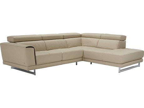 Natuzzi Editions Lieto Leather Sectional Sofa