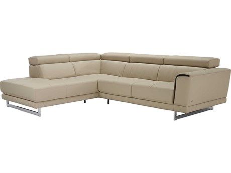 Natuzzi Editions Lieto Leather Sectional Sofa