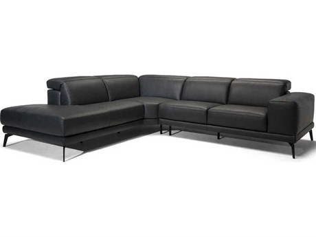Natuzzi Editions Tangram Leather Sectional Sofa