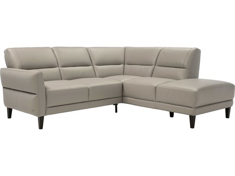 Natuzzi Editions Tris Leather Sectional Sofa