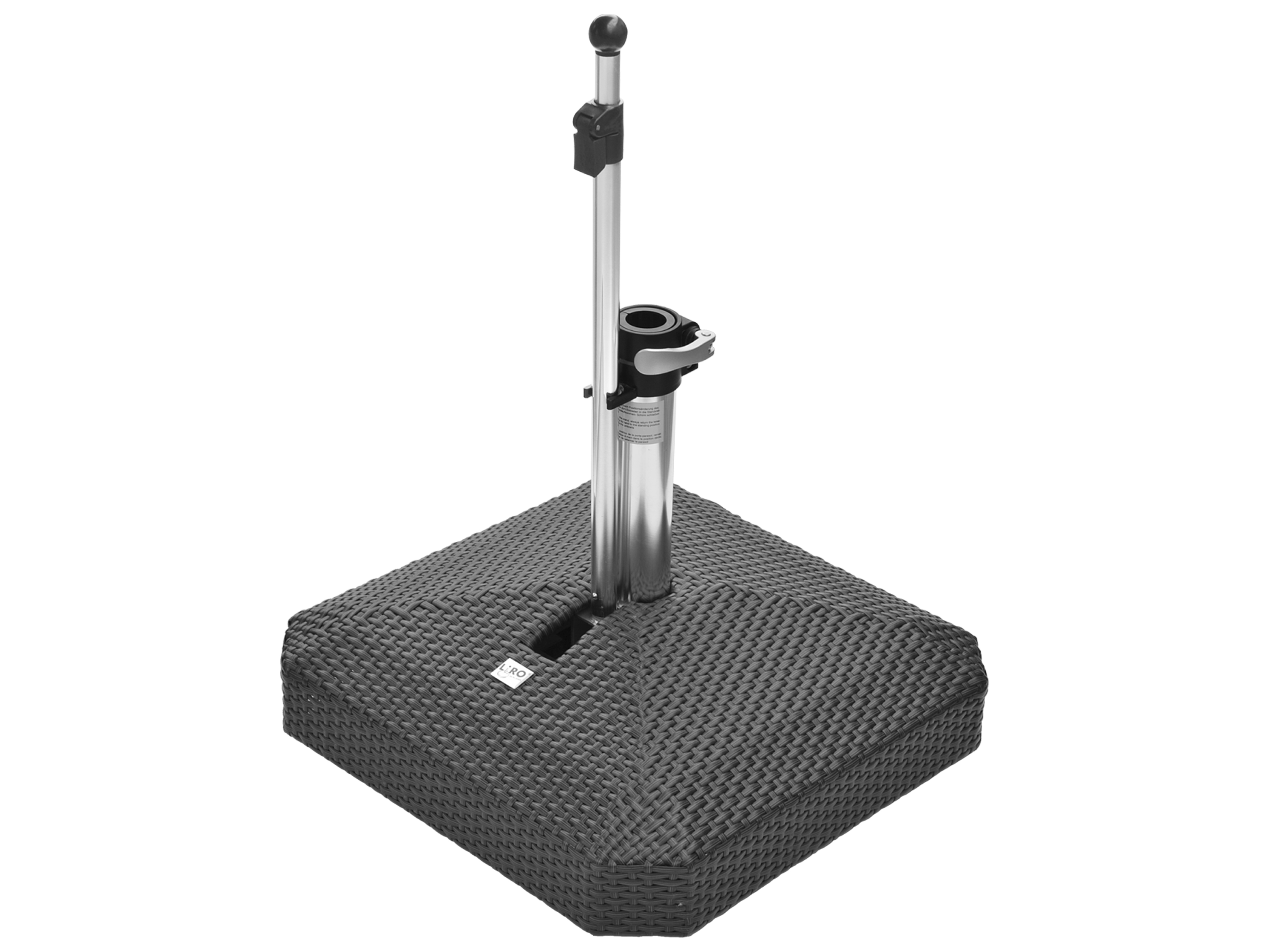 Oasis Rolling Bases 100lb Wicker Square Umbrella Base 100SW04