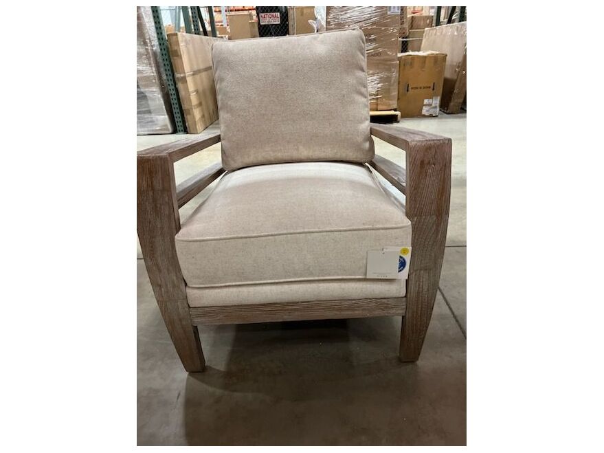 Open Box Caracole Classic Ash Driftwood Accent Chair OBXUPH019135A
