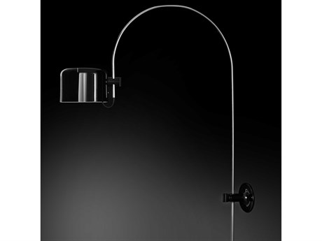 Oluce Coupe 1-Light Black Wall Sconce