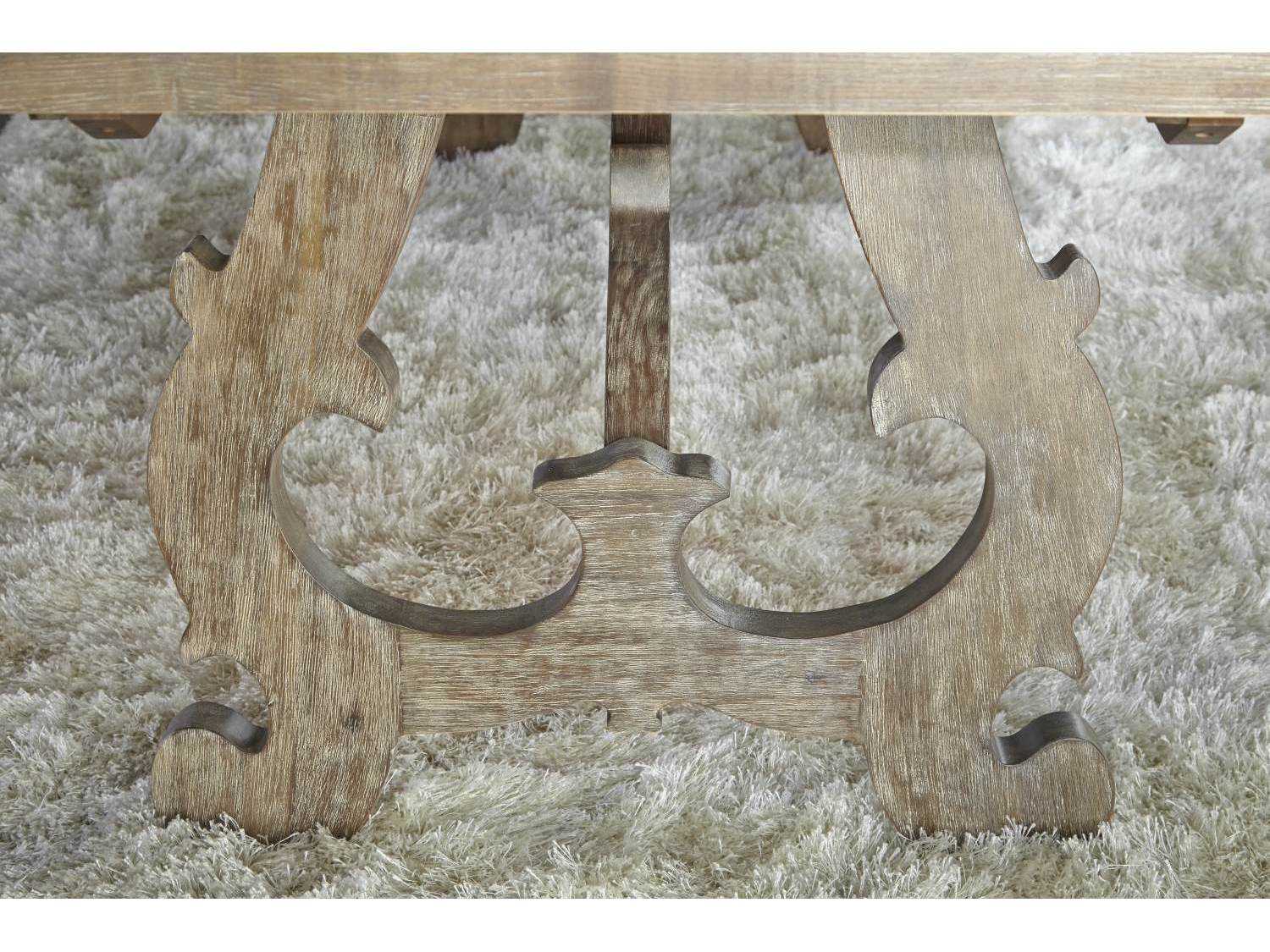 Orient Express Furniture Haute 78''L x 39.5''W Gray Wash Extension