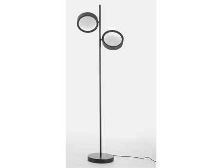 Oluce Berlin Matt Black Floor Lamp