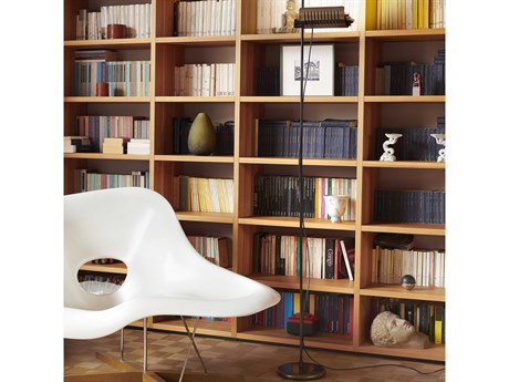 Oluce Colombo Anodic Bronze LED Floor Lamp