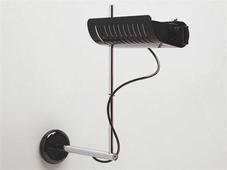 Oluce Colombo 1-Light Black LED Wall Sconce