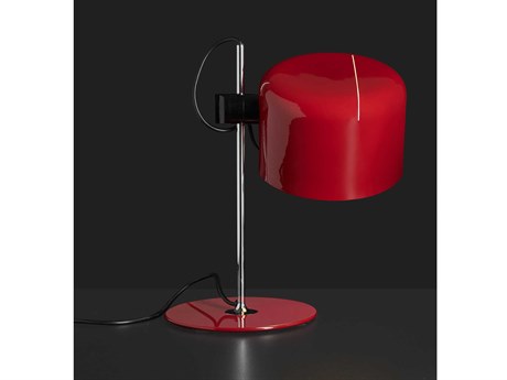 Oluce Coupe Red Table Lamp