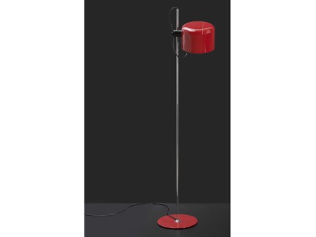 Oluce Coupe Red Floor Lamp