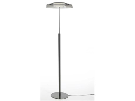 Oluce Dora Smoked Grey Floor Lamp
