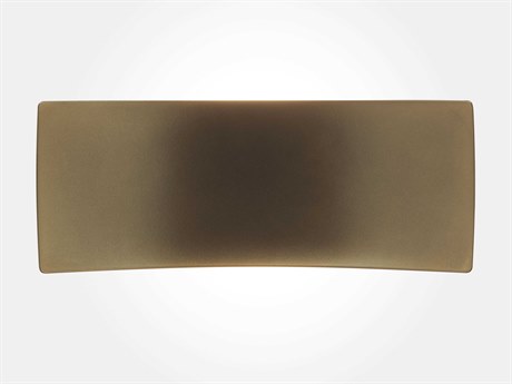 Oluce Lens 1-Light Anodic Bronze Wall Sconce