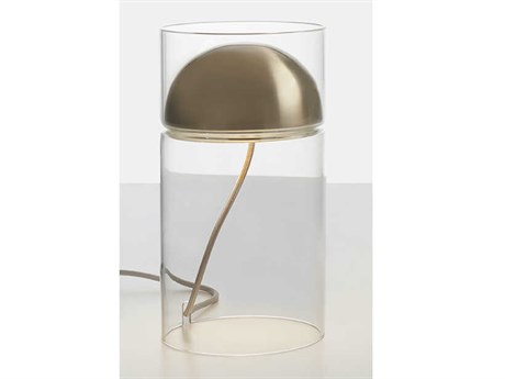 Oluce Medusa Satin Gold Table Lamp