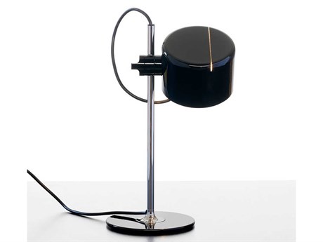 Oluce Coupe Glossy Black LED Desk Lamp