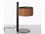 Oluce Parallel Sand Brown Table Lamp  OEOLPARALLEL296SA