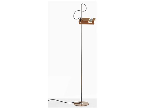 Oluce Spider Lacquered Yellow Floor Lamp