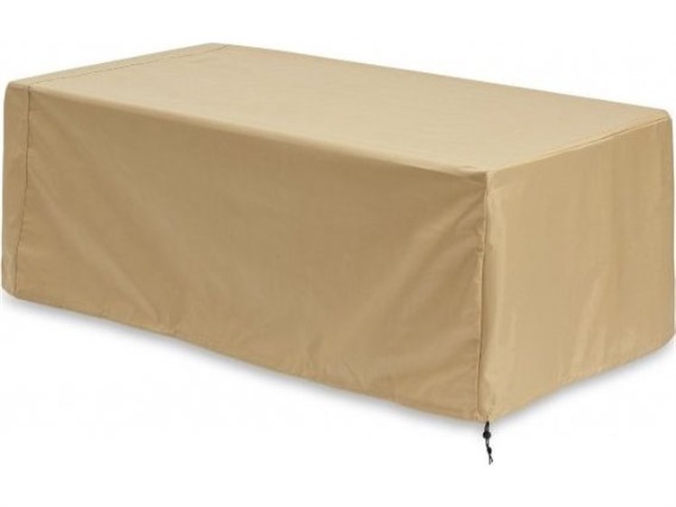 Outdoor Greatroom Rectangular Tan Protective Cover Kenwood Linear Fire Table