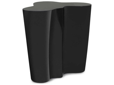 Oggetti Orgo Resin Lacquer Black End Table