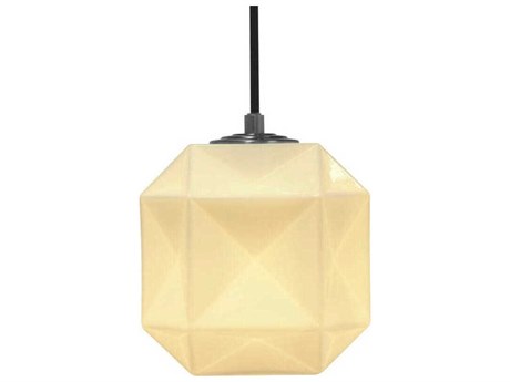 Oggetti Mimo 1-Light White Glass Geometric Mini Pendant