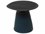 Oggetti Conc 17" Round Ceramic Black Grey End Table  OGG43CO7600GRY