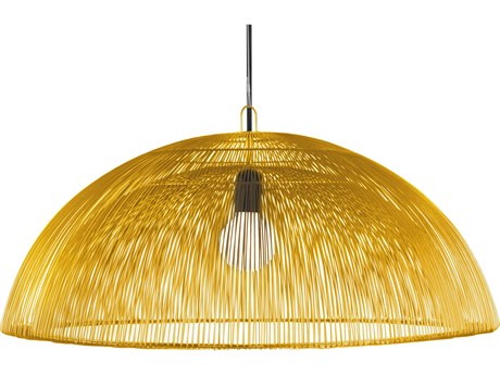 Oggetti Schema 1-Light Gold Dome Pendant