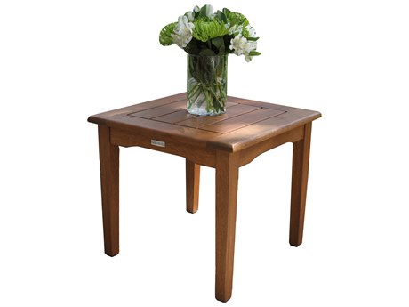 Outdoor Interiors Eucalyptus Square End Table