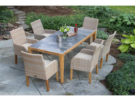 Outdoor Interiors Teak Dining Set