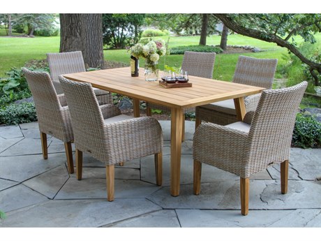 Outdoor Interiors Teak Dining Set