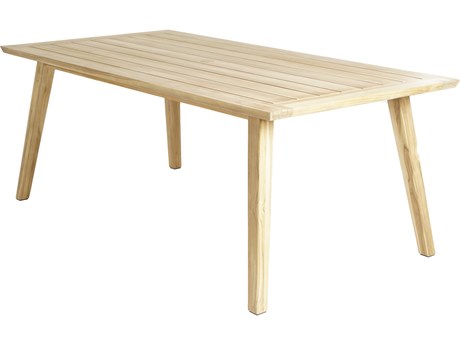 Outdoor Interiors Vineyard Teak Dining Table, 78.5" x 39.5"