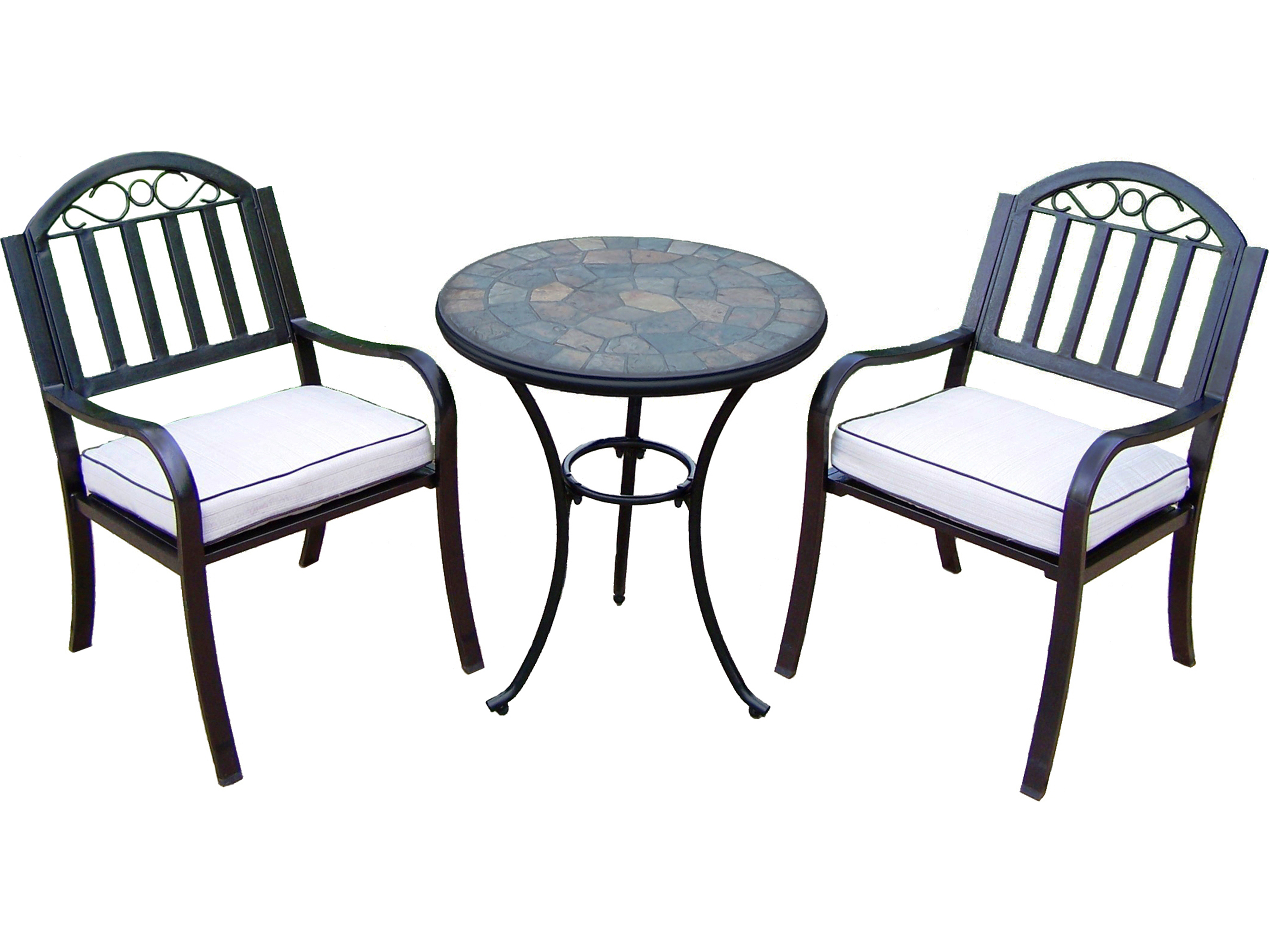 Oakland Living Stone Art Rochester 3 Pc. Bistro Set ... Oakland Living Stone Art Rochester 3 Pc. Bistro Set ... on Oakland Living Bistro Set id=84610