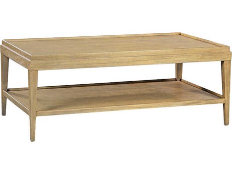 Oliver Home Liz Rectangular Wood Rabbit Coffee Table