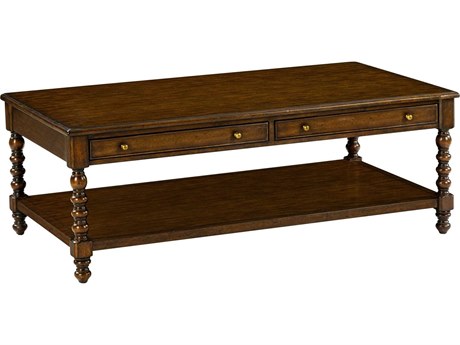 Oliver Home Mesa Rectangular Wood Country Coffee Table