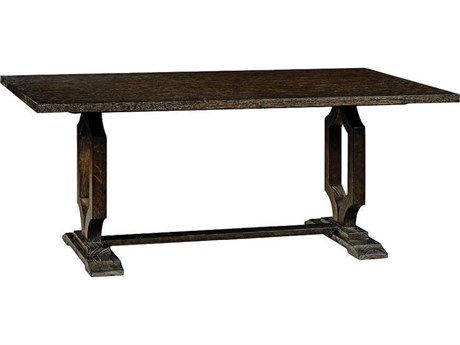 Oliver Home Portia Rectangular Wood Midnight Dining Table