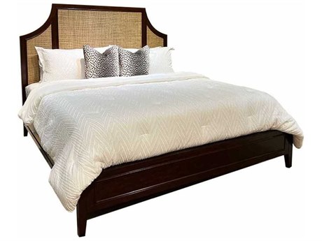 Oliver Home Ventura Syrup Brown Beech Wood King Platform Bed